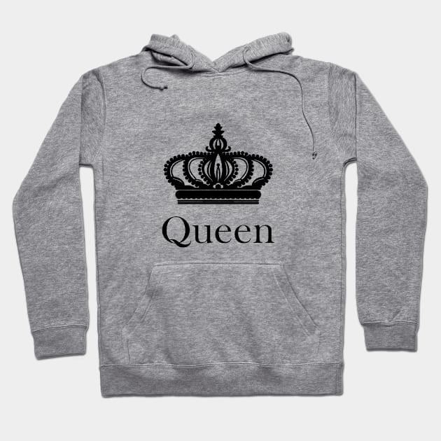 Queen Hoodie by designbywaqas